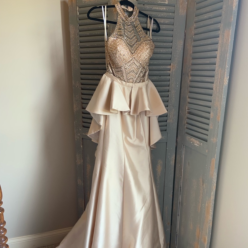 Champagne Prom Dress